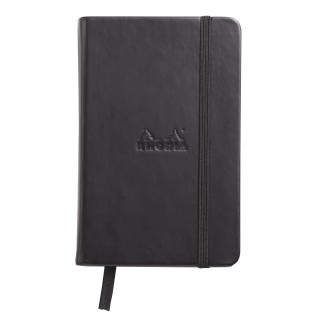 Rhoida Webnotebook - Small - Black - Dotted